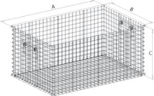 Wire baskets for transport